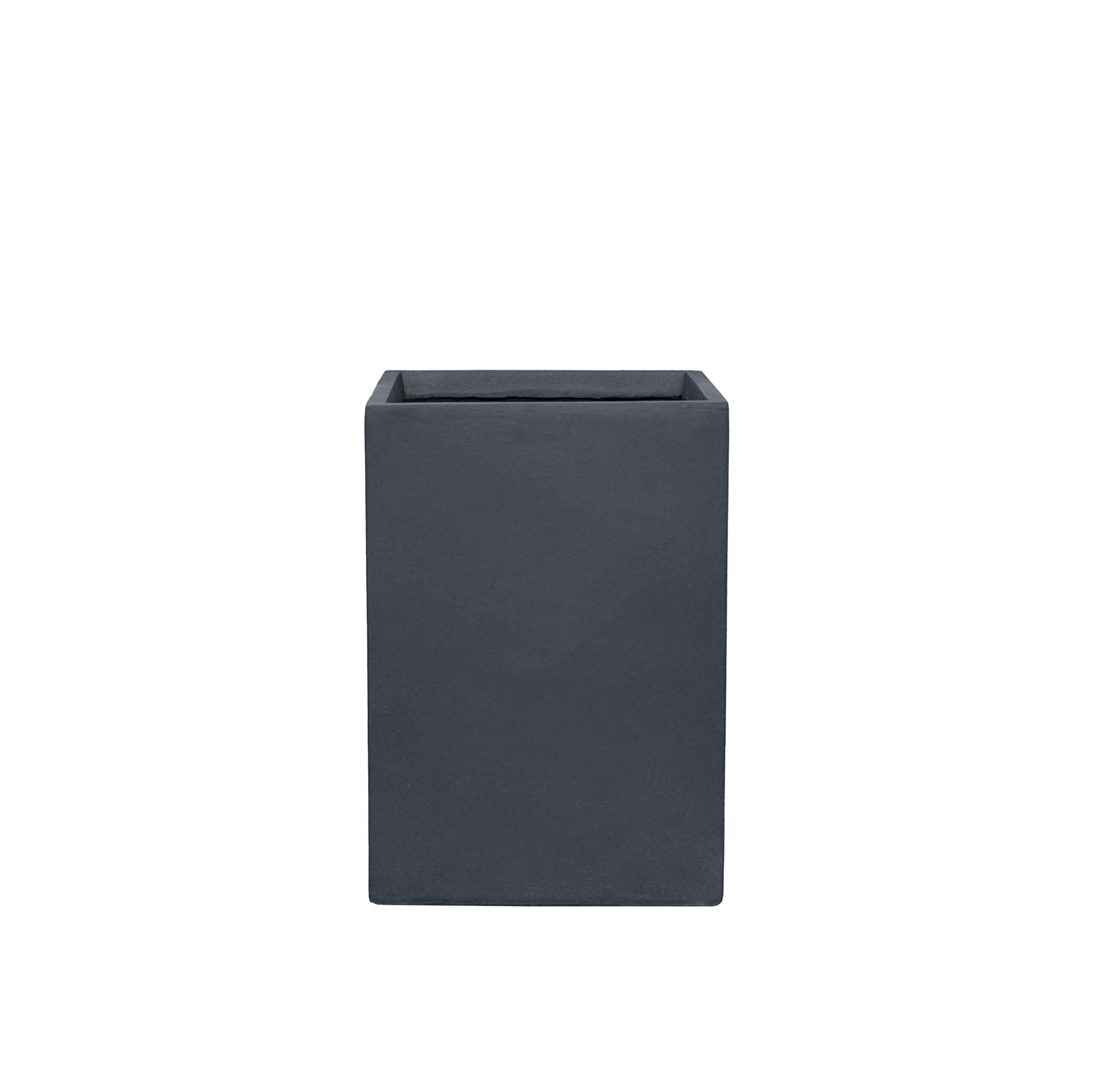 Beton-Pflanzkübel Dunkelgrau – (35 × 35 × 70 cm)