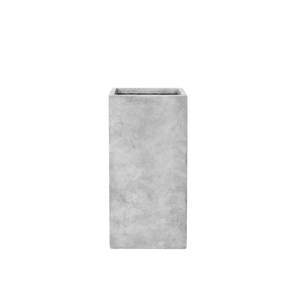 Beton-Pflanzkübel Hellgrau – (35 × 35 × 70 cm)